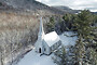Country Church in Winter